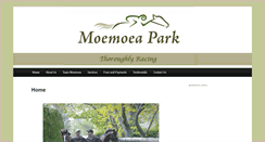 Desktop Screenshot of moemoeapark.co.nz